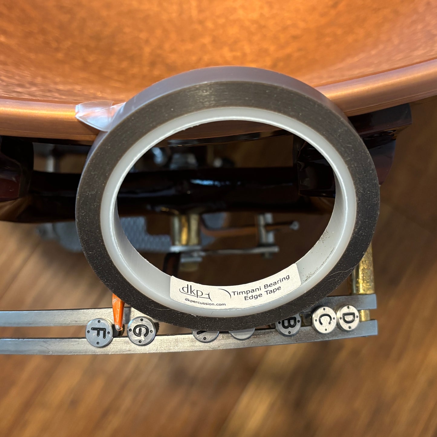 Teflon Tape for Timpani Bearing Edges